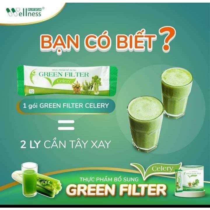 Thực phẩm bổ sung bột Cần tây – diệp lục Green Filter Celery | Shopee Việt Nam