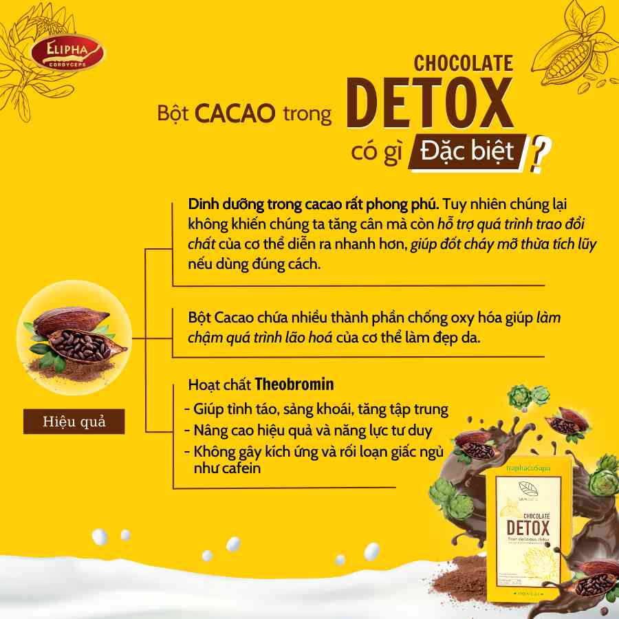 Chocolate Detox Elipha – Traphaco Sapa MUADISHOP 7