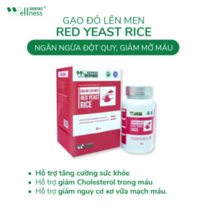 Vien uong giam nguy co tim mach Men gao do Red Yeast Rice