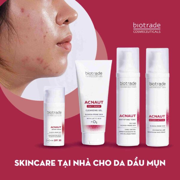 Combo Skincare sau mun Biotrade Acnaut muadishop 3