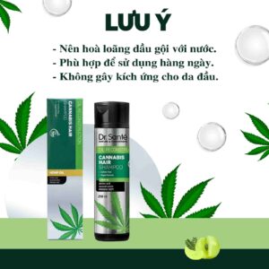 Dau goi Cannabis Hair 250ml – cham soc toc chuyen sau phuc hoi hu ton muadishop 3