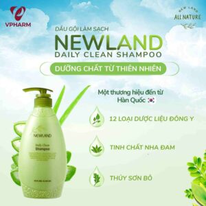 Dau goi lam sach sau duong toc ong muot 500ml – Newland All Nature muadishop 3