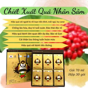Ginseng Berry N Extract 30 tui – Chiet xuat 100 qua nhan sam Han Quoc Haesong Vina 4