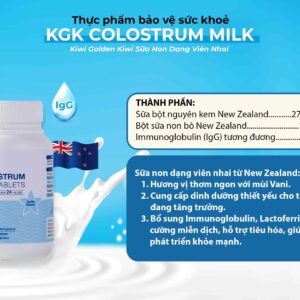 KGK Colostrum Milk – Vien nhai sua non 5