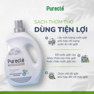 Nuoc giat xa Organic Purecle 3.8 lit 2