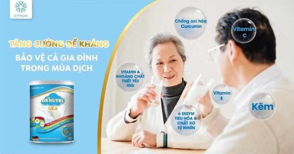 Sua nghe tang can Dr. Nutri Gold 400gr 6